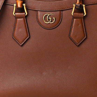 Gucci Wonka Grain Calfskin Small Diana Tote Bag Cuir 8 of 10