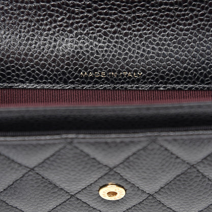 Chanel Caviar Quilted Flap Card Holder Black 6 of 8