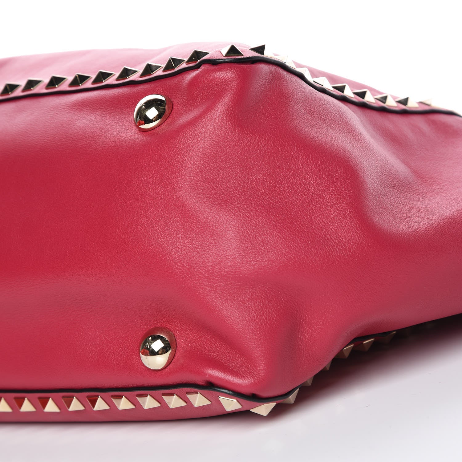 Valentino Garavani Vitello Medium Rockstud Tote Cyclamin 7 of 14