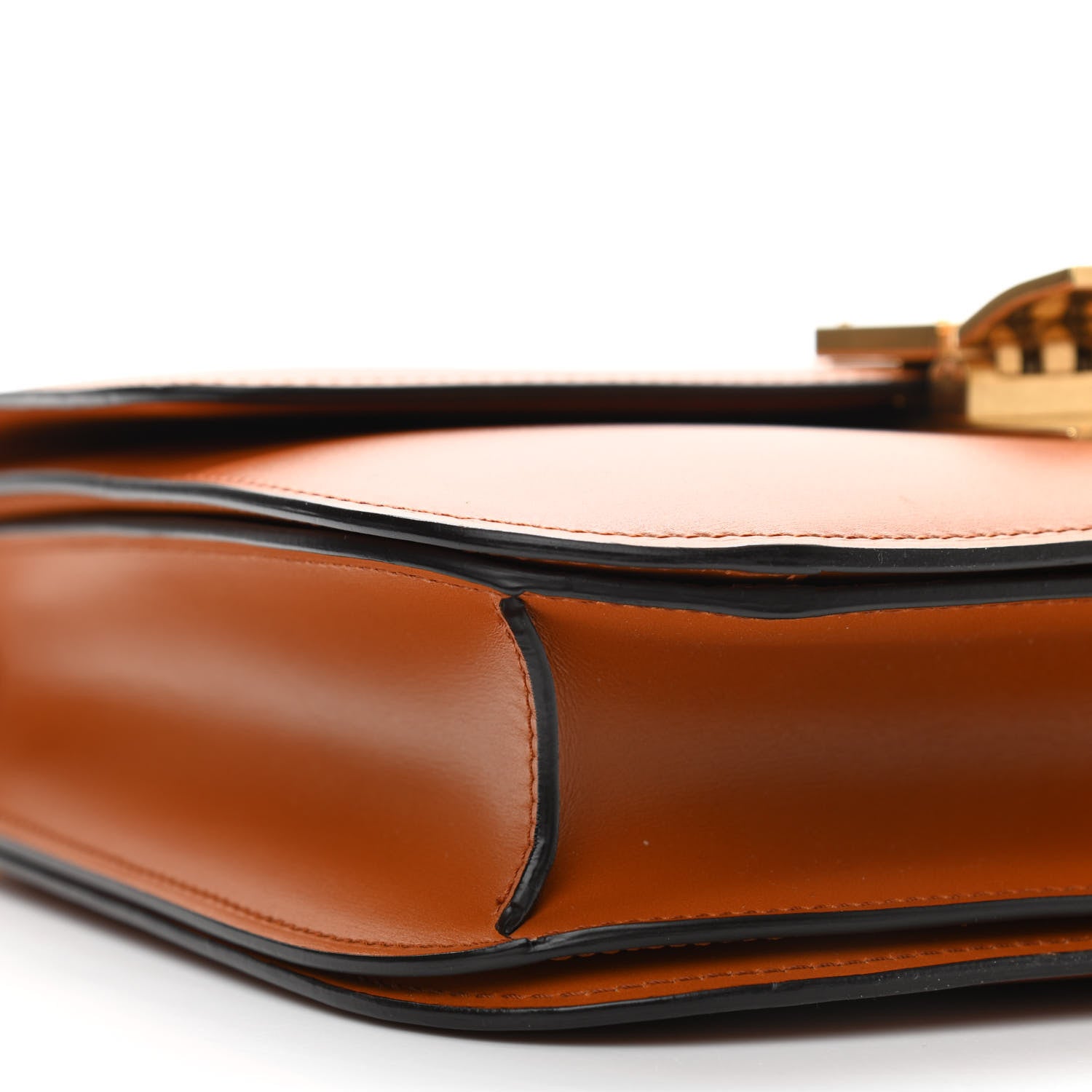 Celine Box Calfskin Medium Classic Box Flap Bag Chestnut 9 of 13