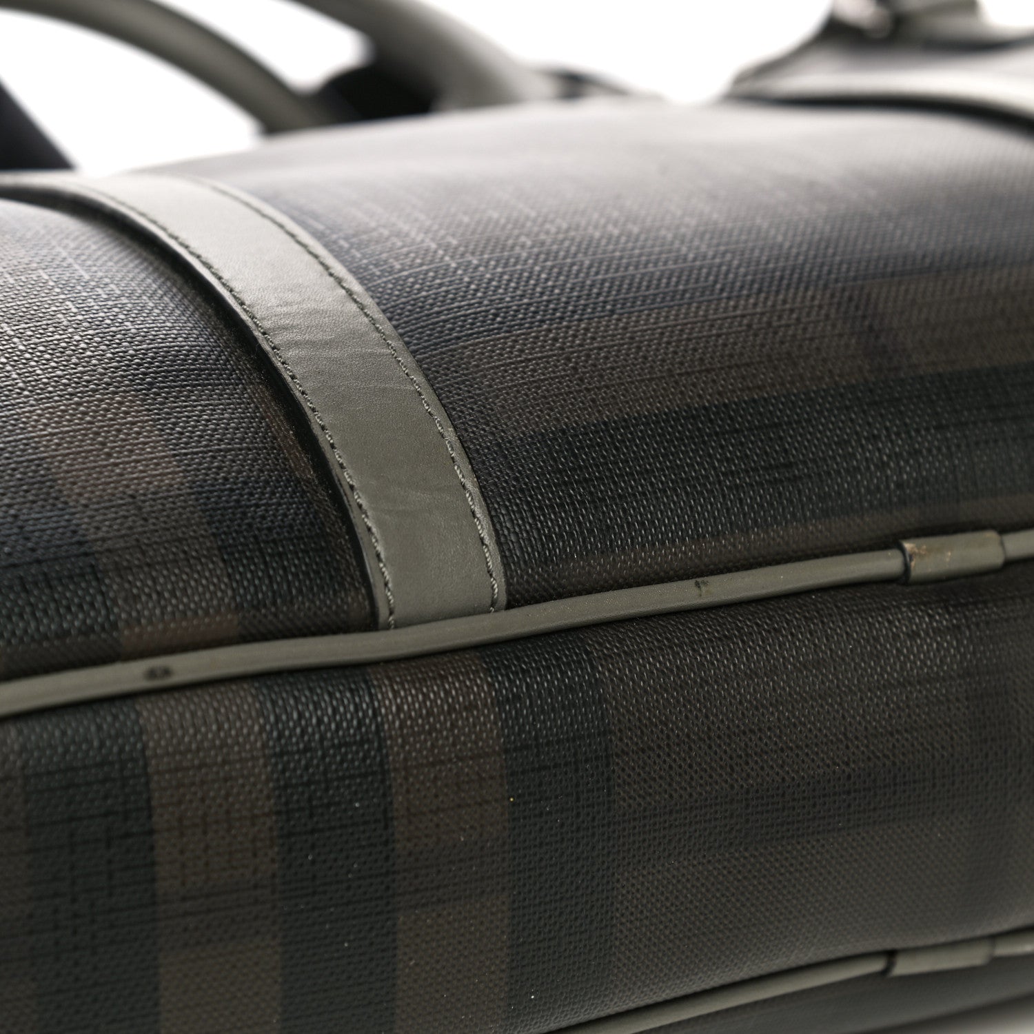Burberry London Smoked Check Large Briefcase Grey 32 of 39