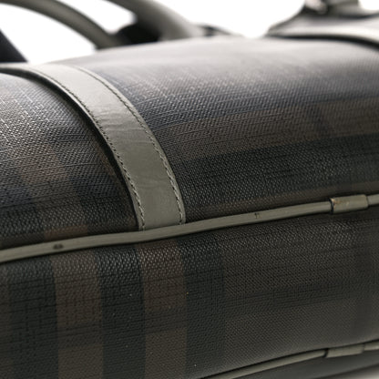 Burberry London Smoked Check Large Briefcase Grey 32 of 39