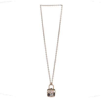 Chanel Pearl Resin Crystal CC No 5 Eyeshadow Pendant Necklace Multicolor 3 of 7