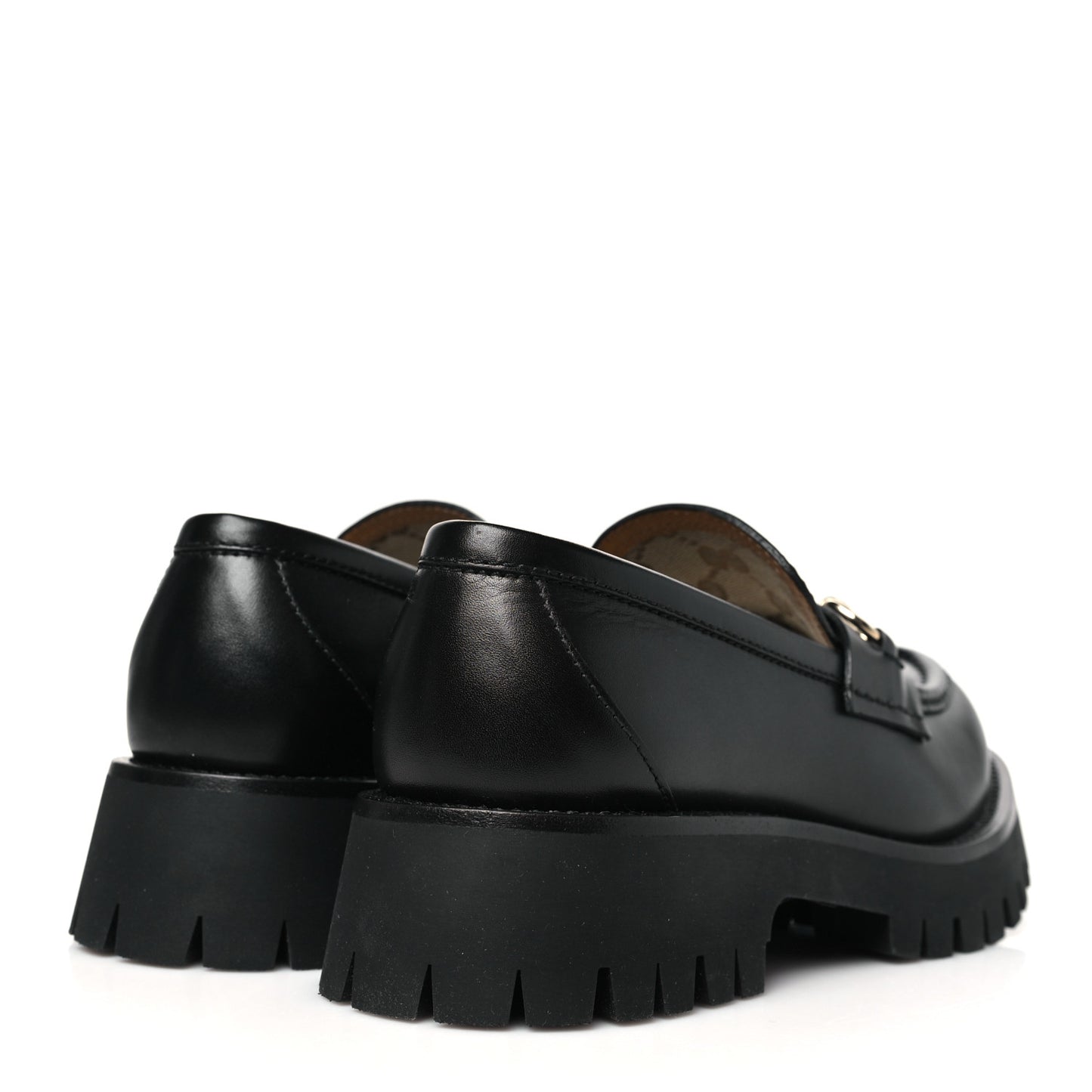 Betis Glamour Calfskin Womens Horsebit Loafers 38 Black