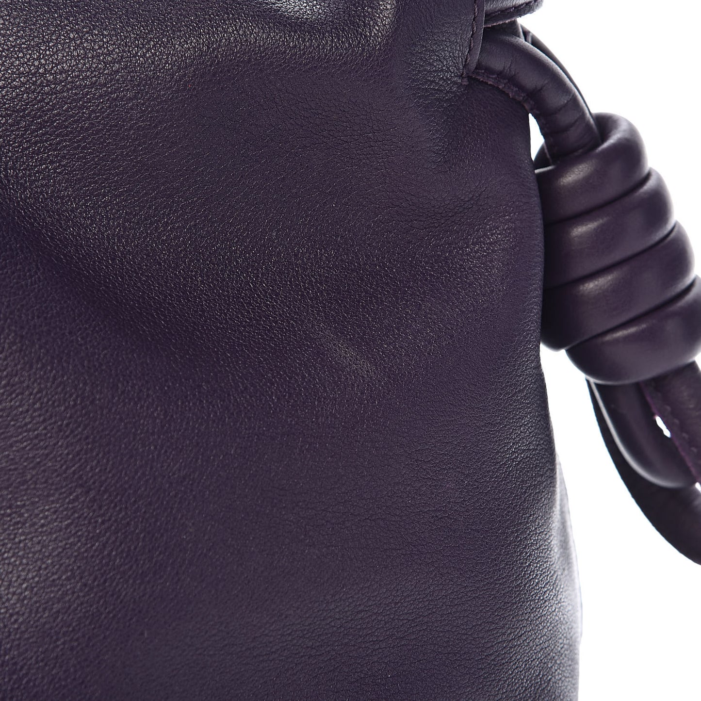 Calfskin Flamenco Knot Flap Bag Violet