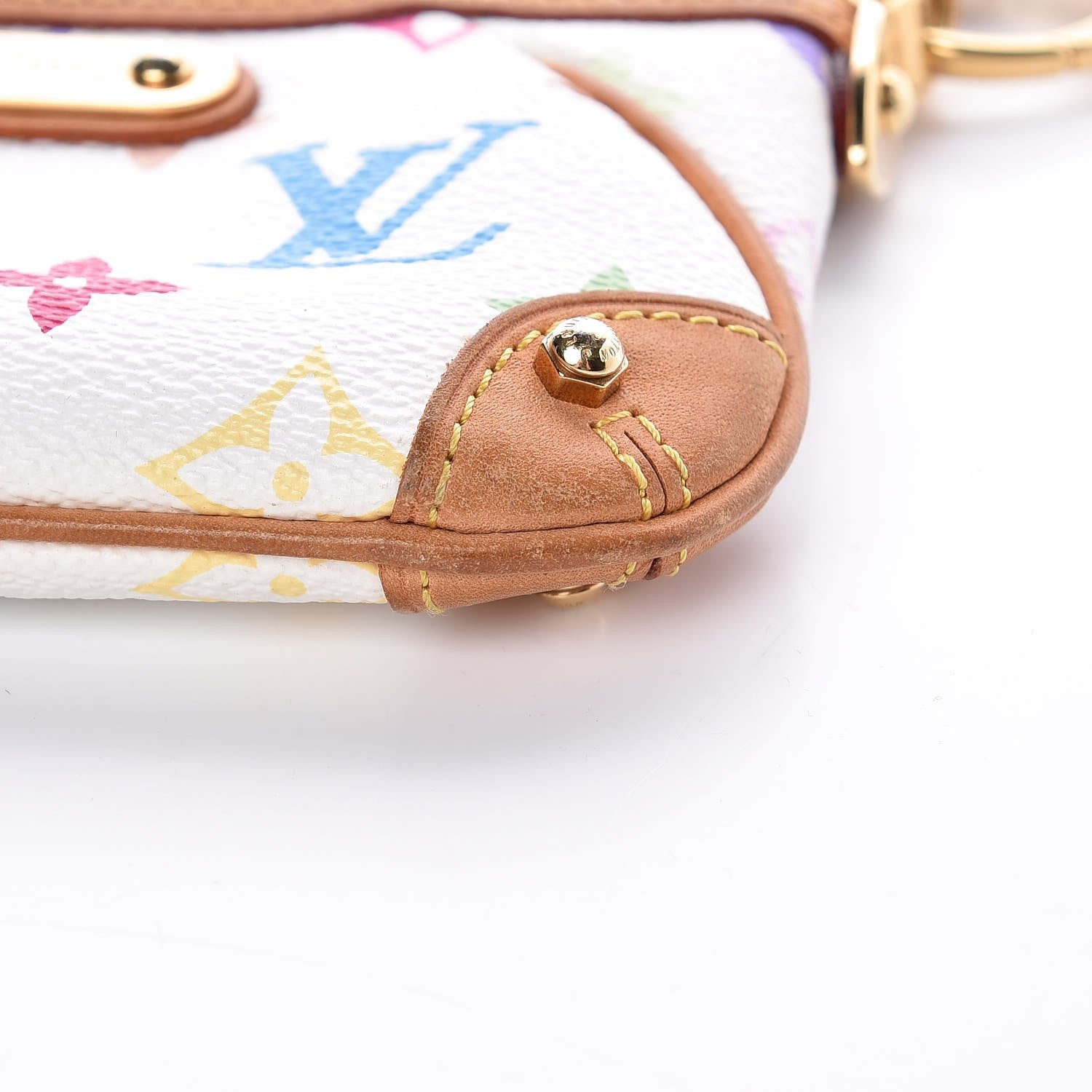 Louis Vuitton Monogram Multicolor Pochette Milla PM White 9 of 9