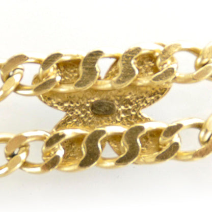 Chanel Chain Link Flower CC Belt Gold 4 of 4