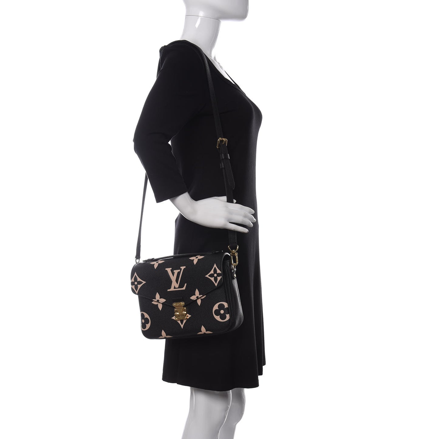 Empreinte Monogram Giant Pochette Metis Black Beige