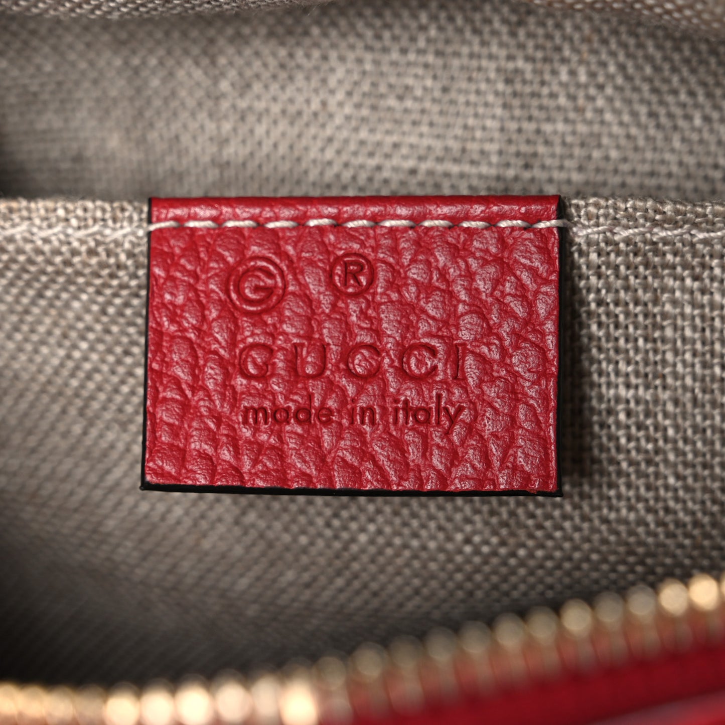 Monogram Mini Bree Messenger Bag Red