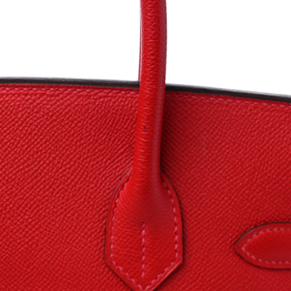 Hermes Epsom Birkin 30 Rouge Casaque 14 of 18