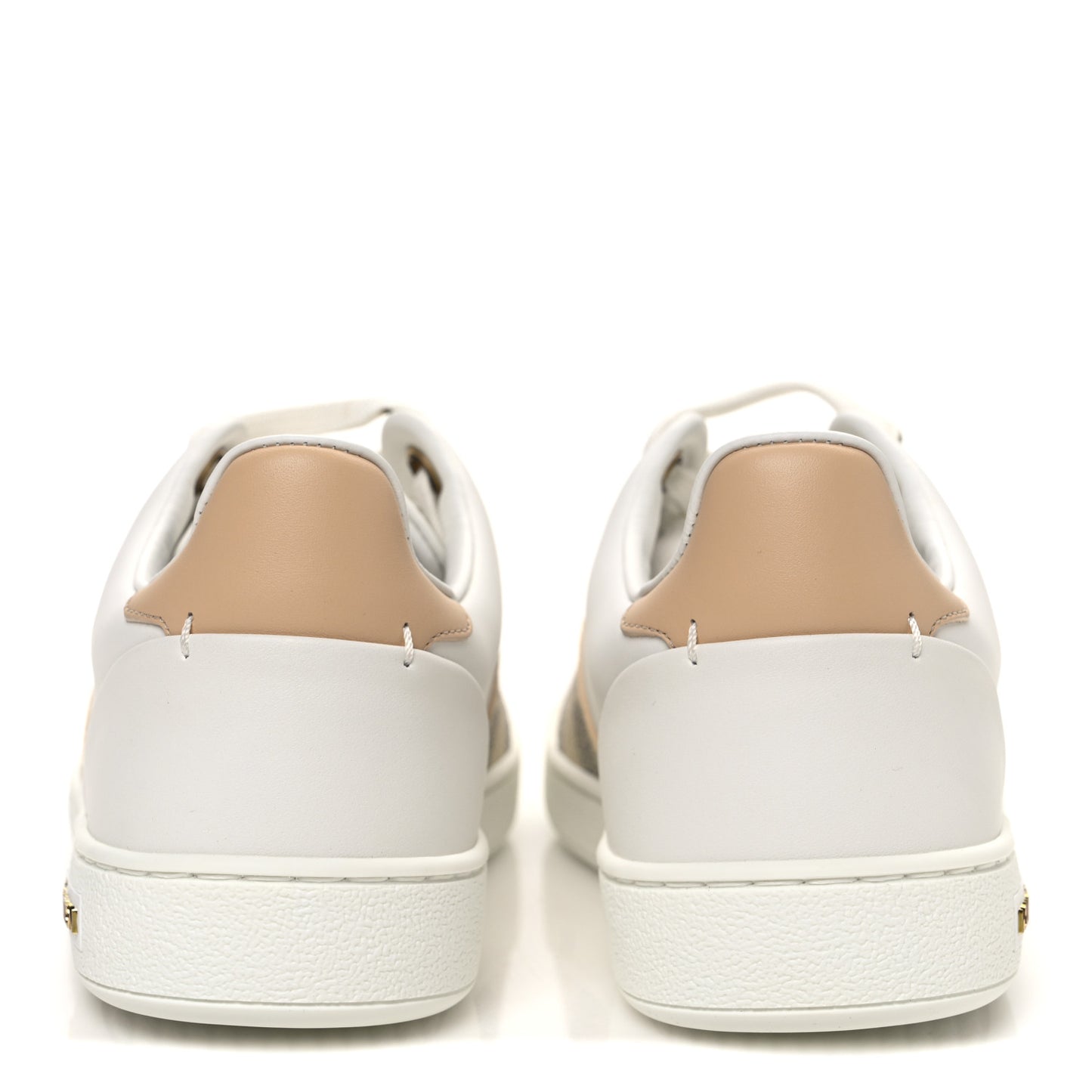 Damier Azur Front Row Sneaker 38 White