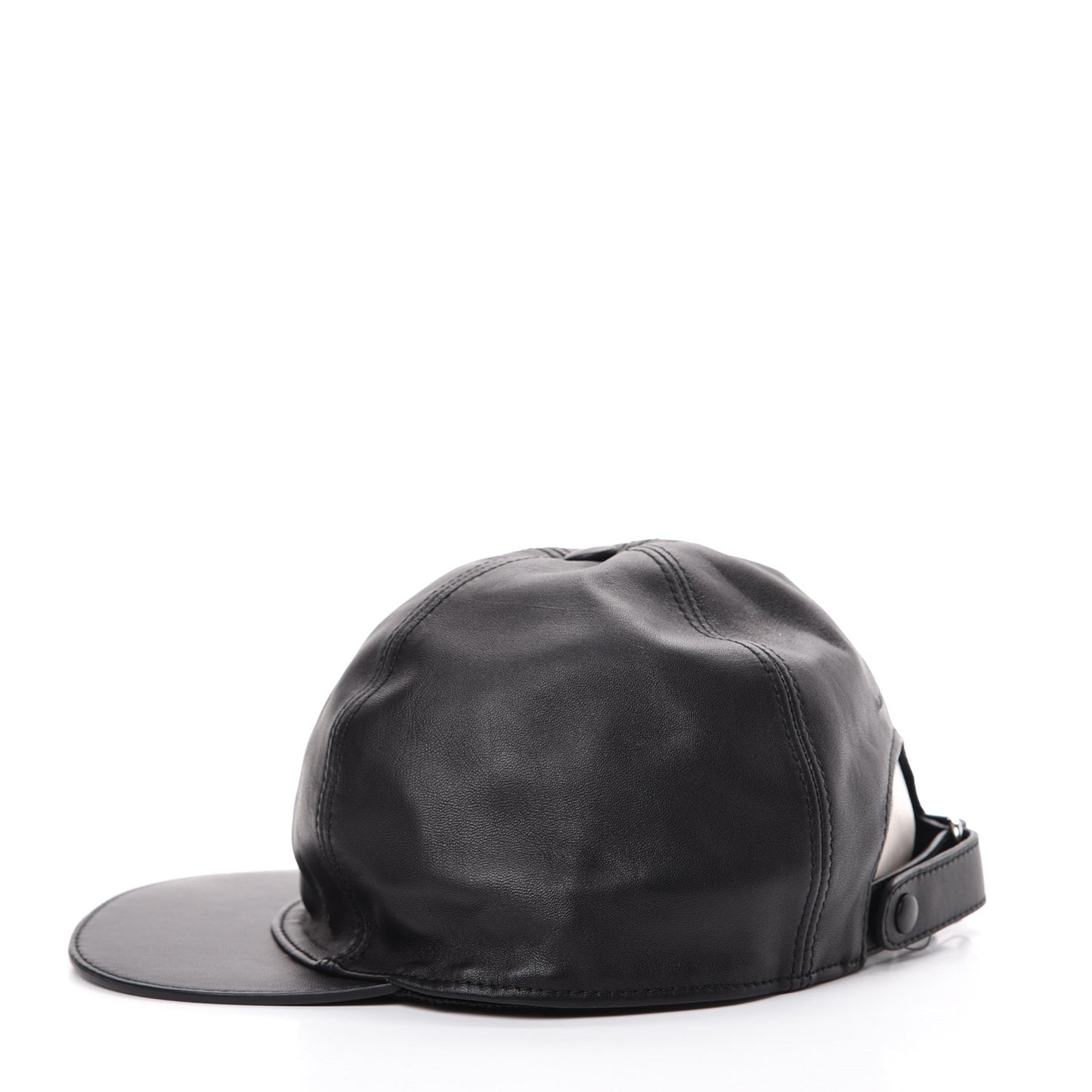 Nappa Charlotte Baseball Hat XS Black