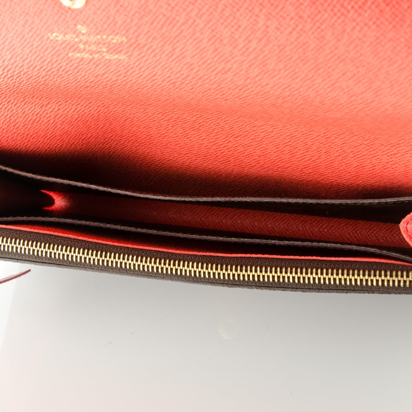 Monogram Emilie Wallet Poppy