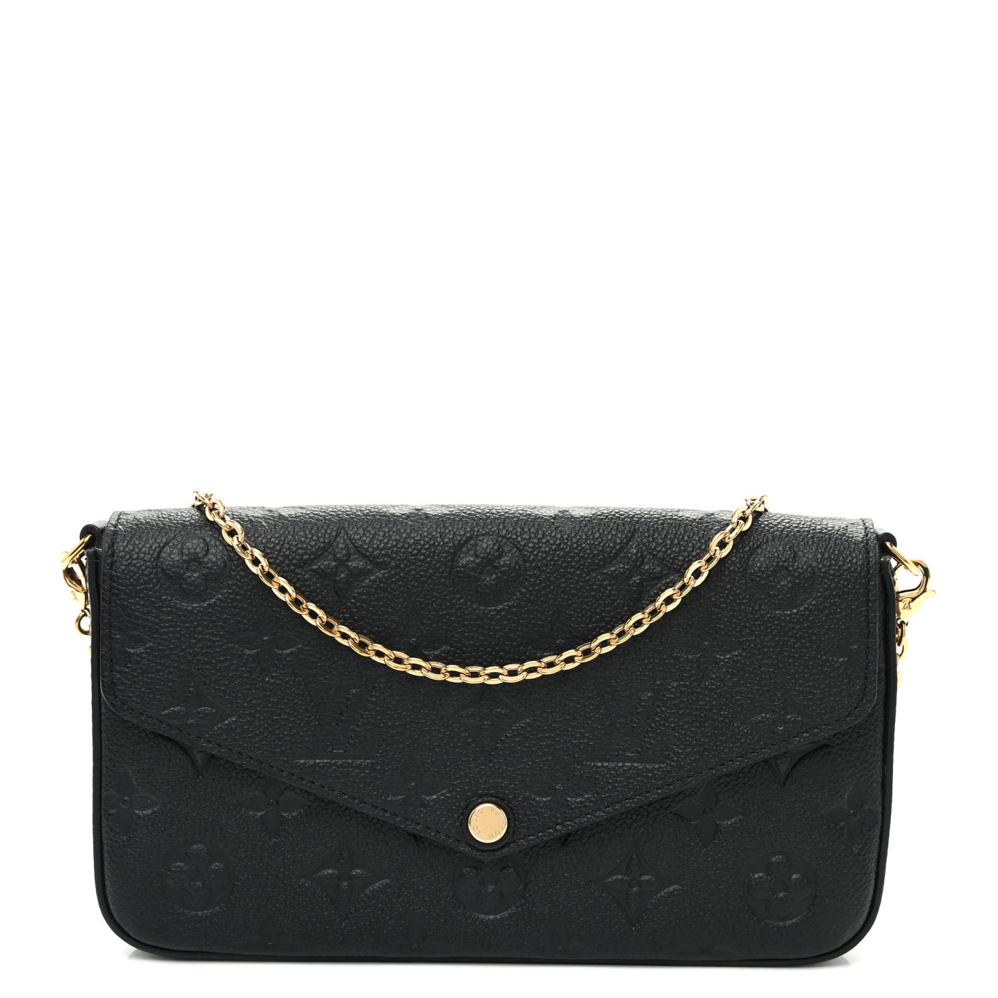 Empreinte Pochette Felicie Chain Wallet Black