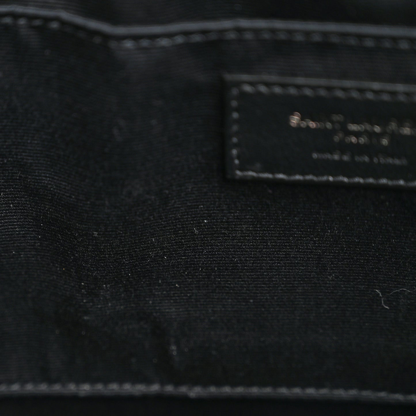 Calfskin Matelasse Monogram Lou Camera Bag Black