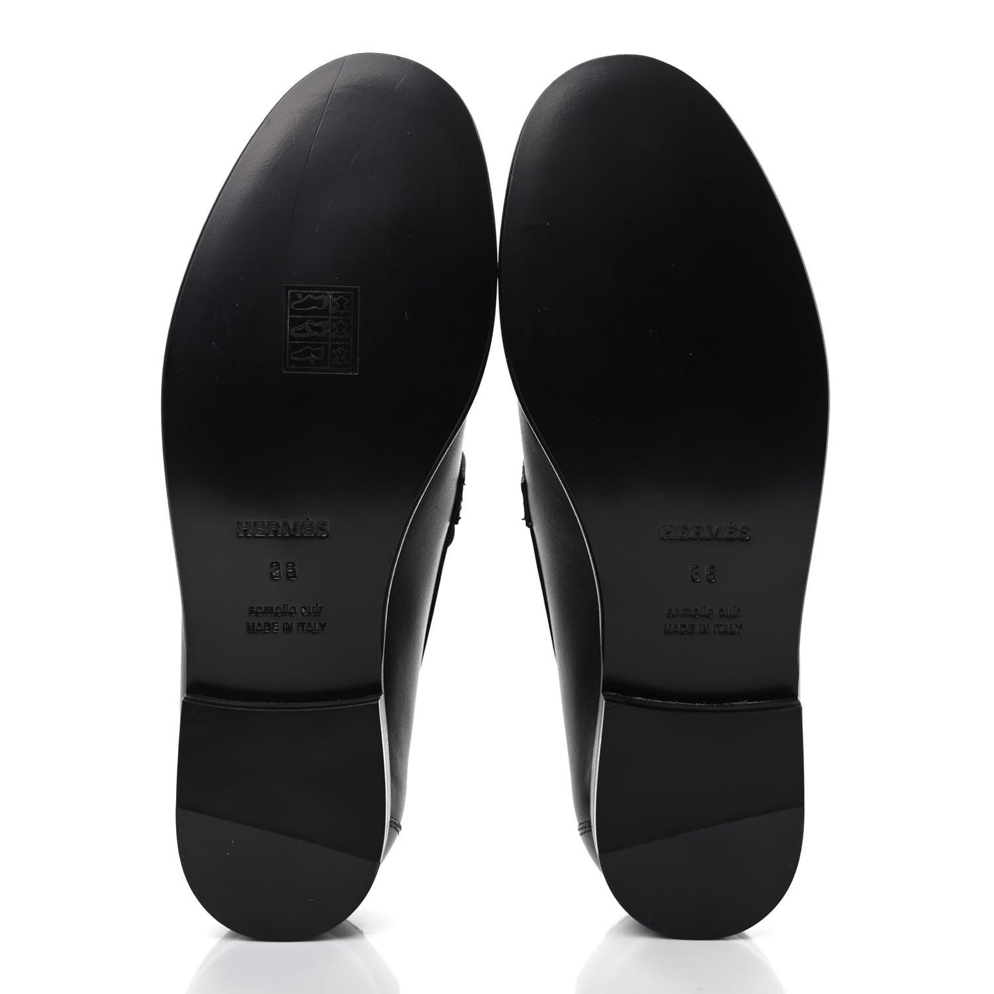 Calfskin Womens Destin Loafers 36 Black