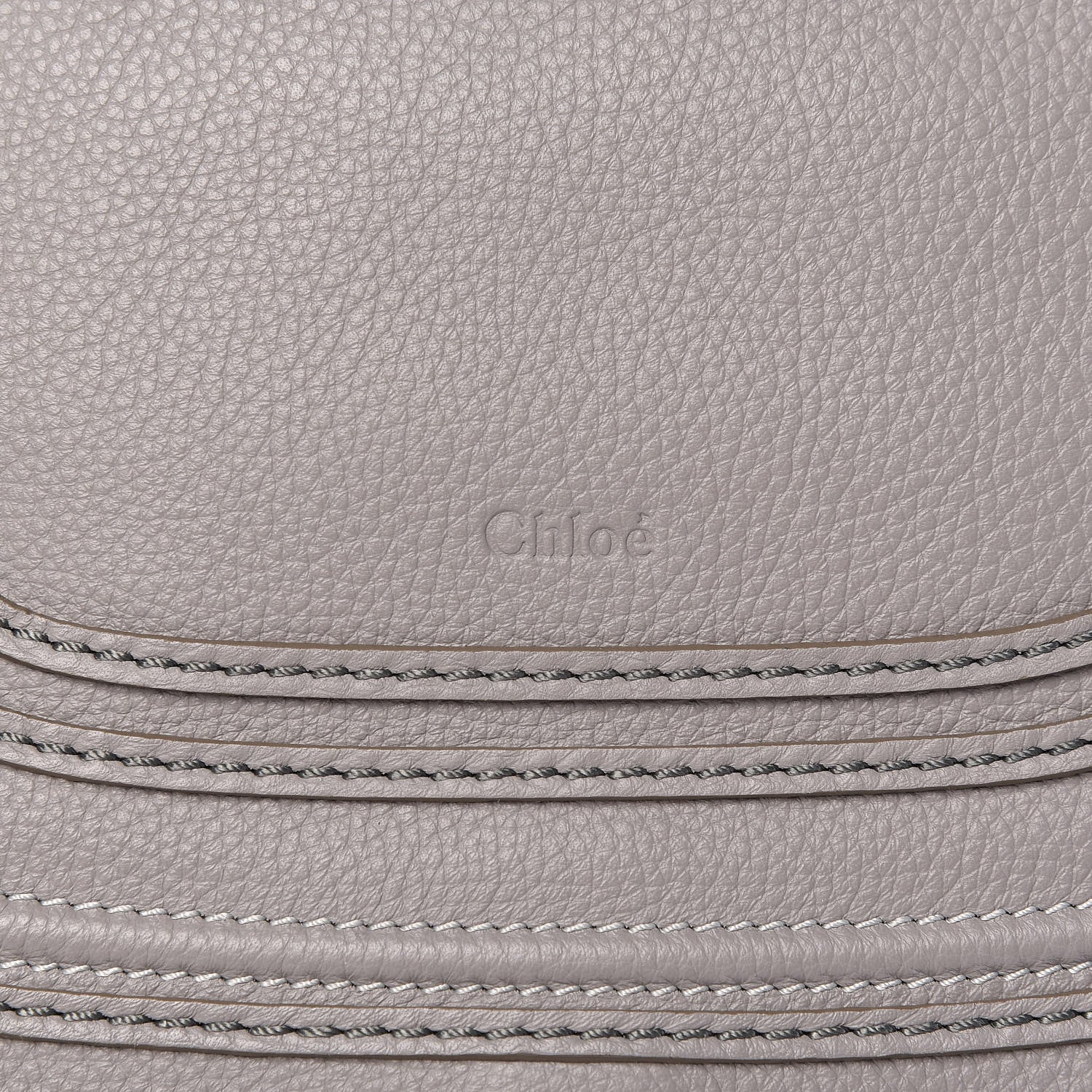 Chloe Calfskin Medium Marcie Satchel Cashmere Grey 13 of 13