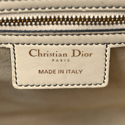 Christian Dior Calfskin D Fence Saddle Bag Latte 5 of 14