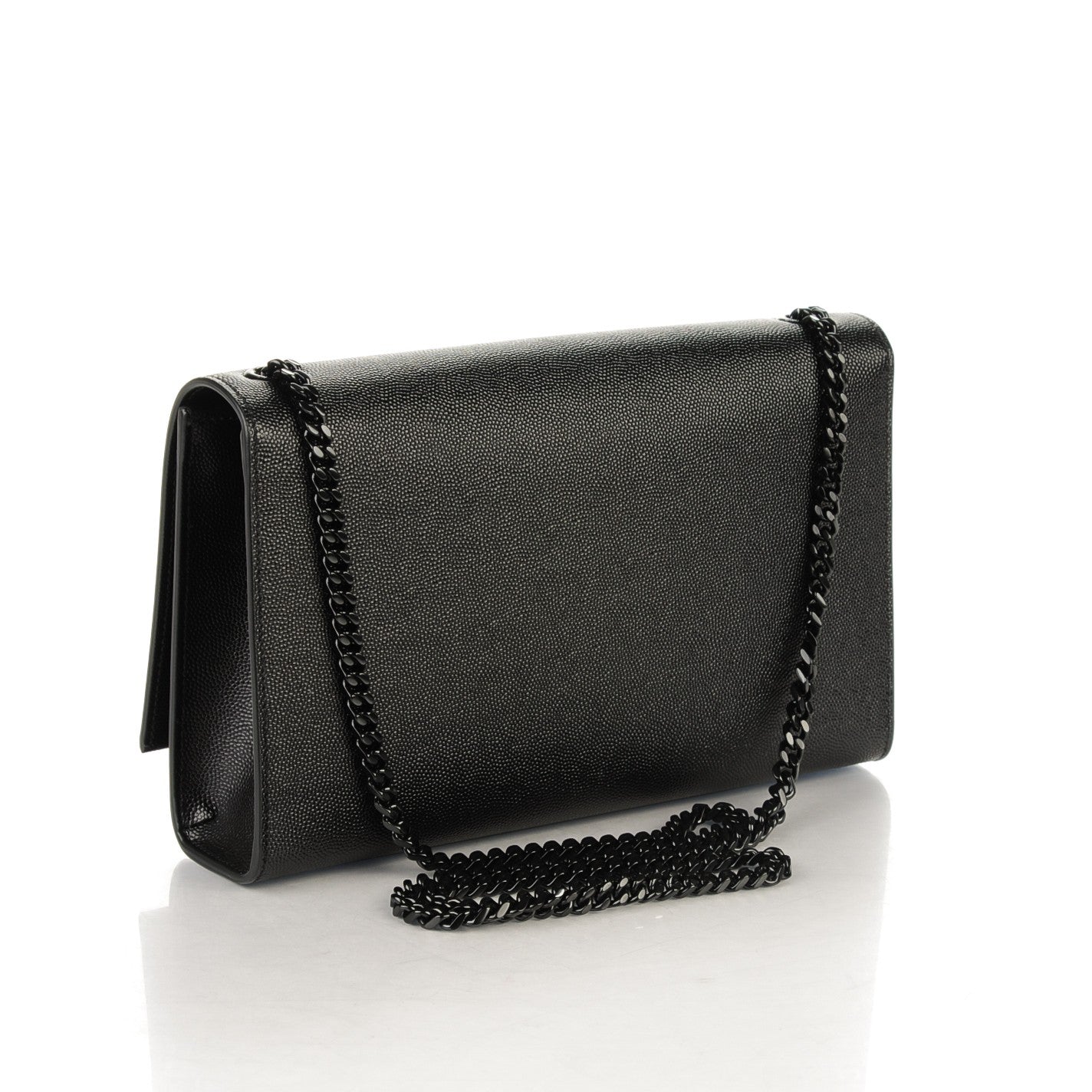 Grain De Poudre Medium Star Monogram Kate Satchel Black