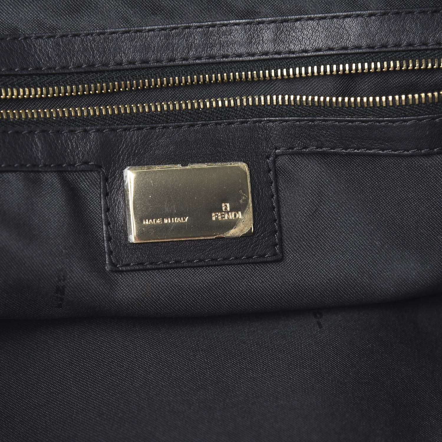 Fendi Zucchino Tote Black 5 of 9