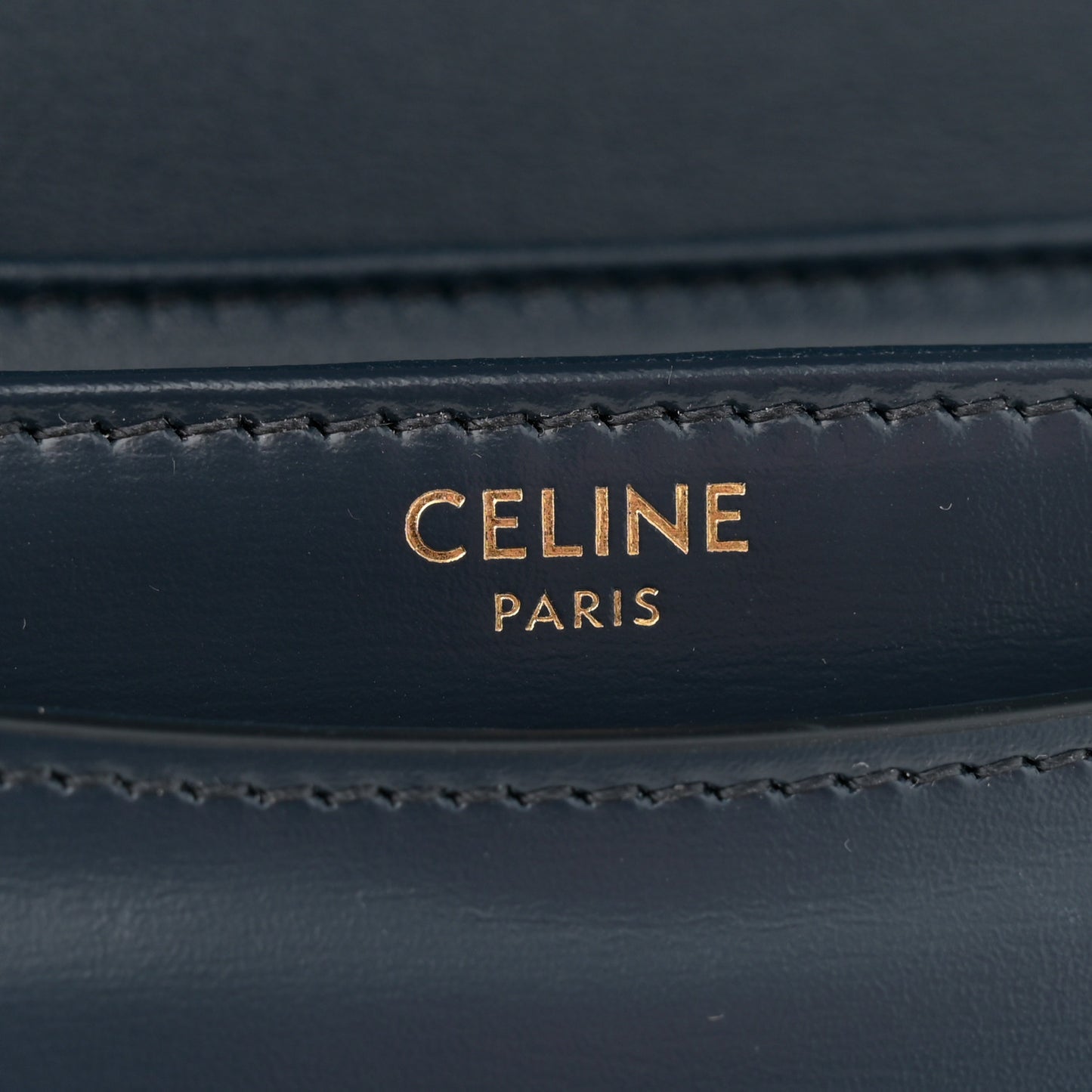 Shiny Calfskin Teen Besace Navy Blue