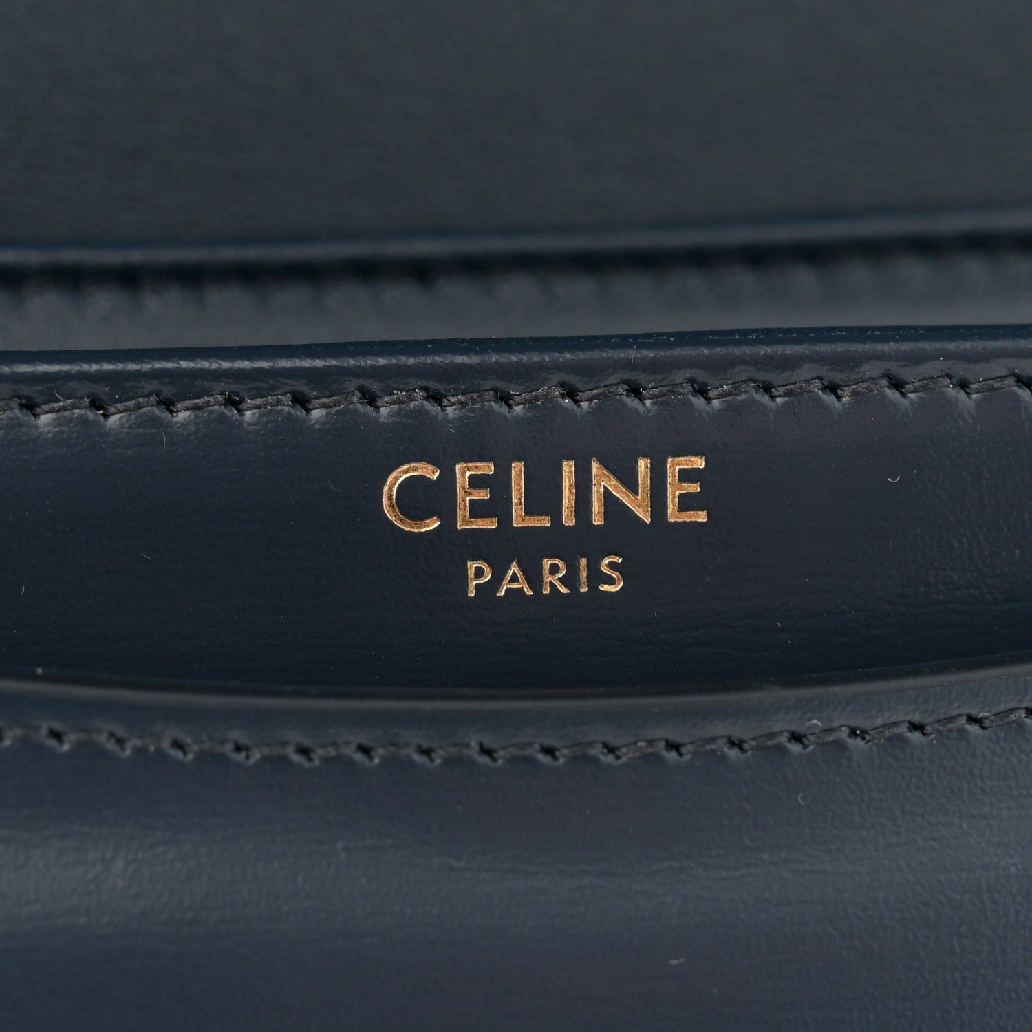 Celine Shiny Calfskin Teen Besace Navy Blue 6 of 12