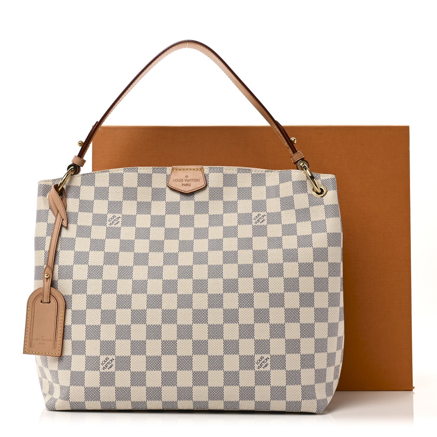 Damier Azur Graceful PM Rose Ballerine
