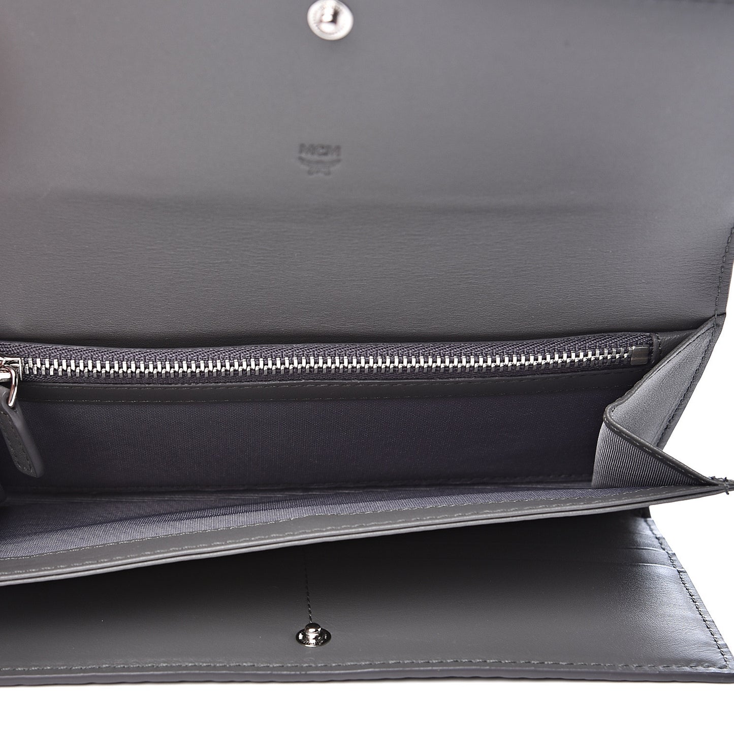 Visetos Large Tri-Fold Flap Wallet Phantom Grey