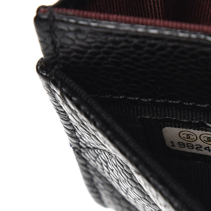 Chanel Caviar Quilted Flap Card Holder Black 8 of 11