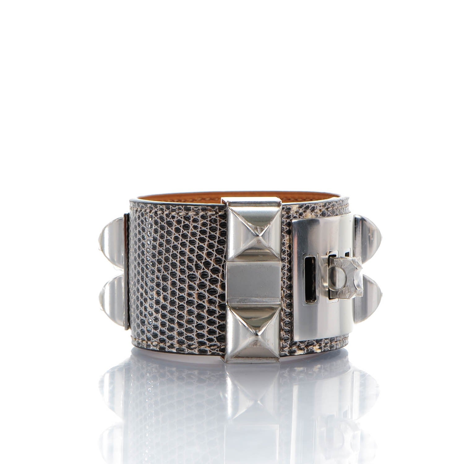 Hermes Lizard Collier De Chien CDC Bracelet S Ombre 5 of 8