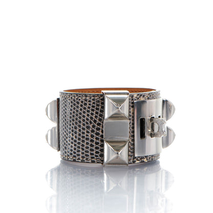 Hermes Lizard Collier De Chien CDC Bracelet S Ombre 5 of 8