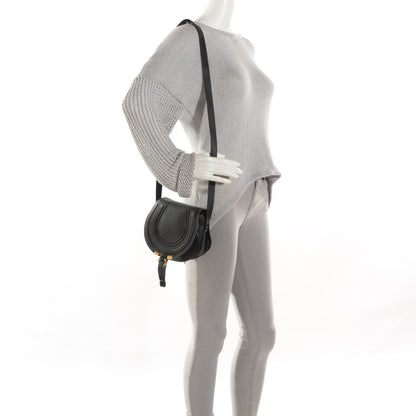Chloe Calfskin Mini Marcie Round Crossbody Bag Black 2 of 9