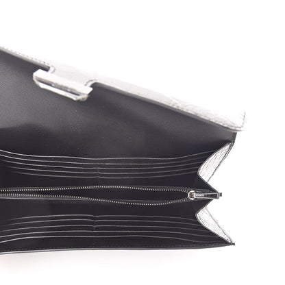 Hermes Shiny Alligator Constance Wallet Black 5 of 14