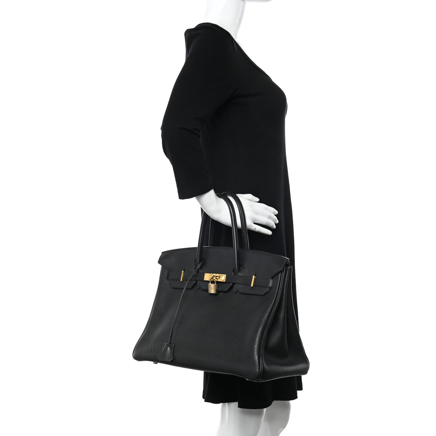 Hermes Fjord Birkin 35 Black 2 of 12