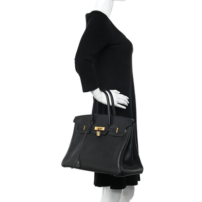 Hermes Fjord Birkin 35 Black 2 of 12