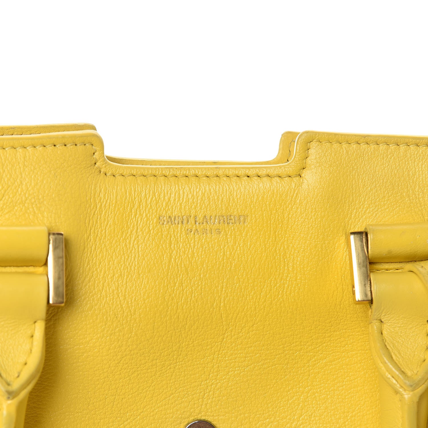 Saint Laurent Calfskin Small Classic Y Cabas Soleil 8 of 21