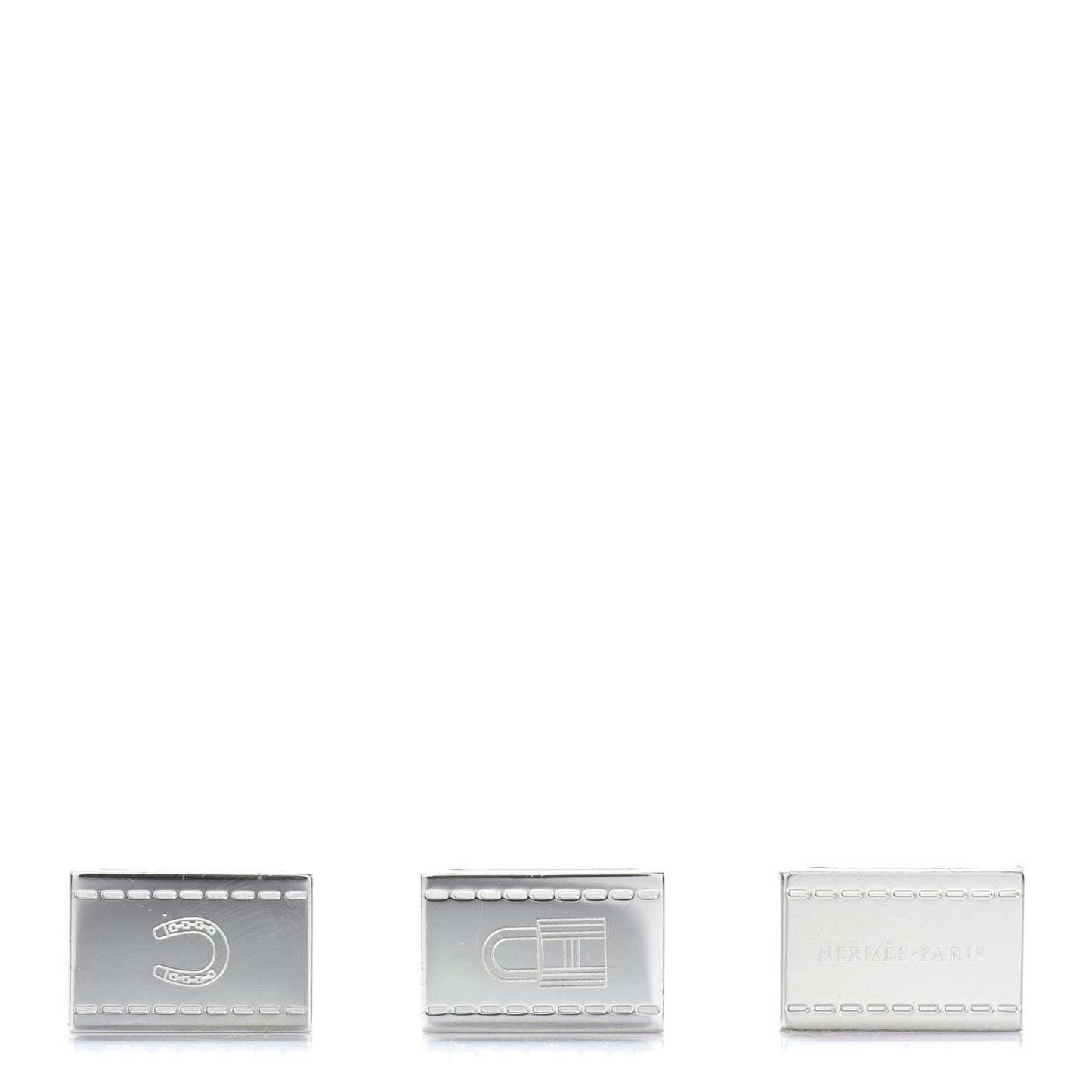Palladium Bolduc Scarf Ring Set