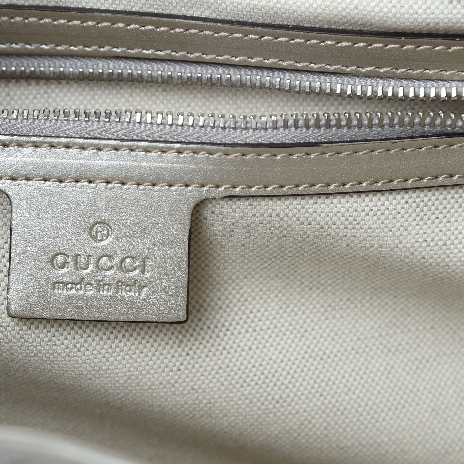 Gucci Imprime Monogram Medium Joy Shoulder Bag Silver 6 of 12
