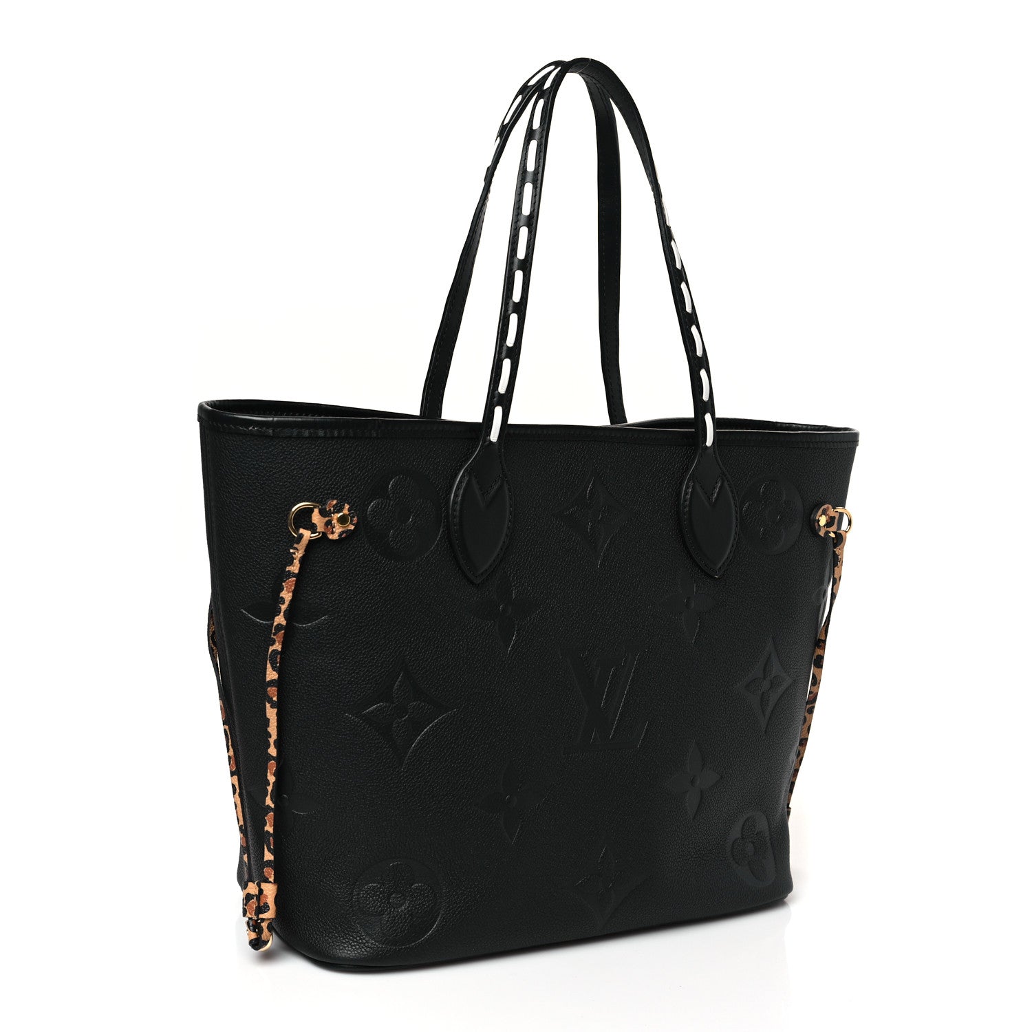 Louis Vuitton Empreinte Monogram Giant Wild at Heart Neverfull MM Black 4 of 9