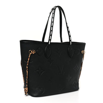 Louis Vuitton Empreinte Monogram Giant Wild at Heart Neverfull MM Black 4 of 9