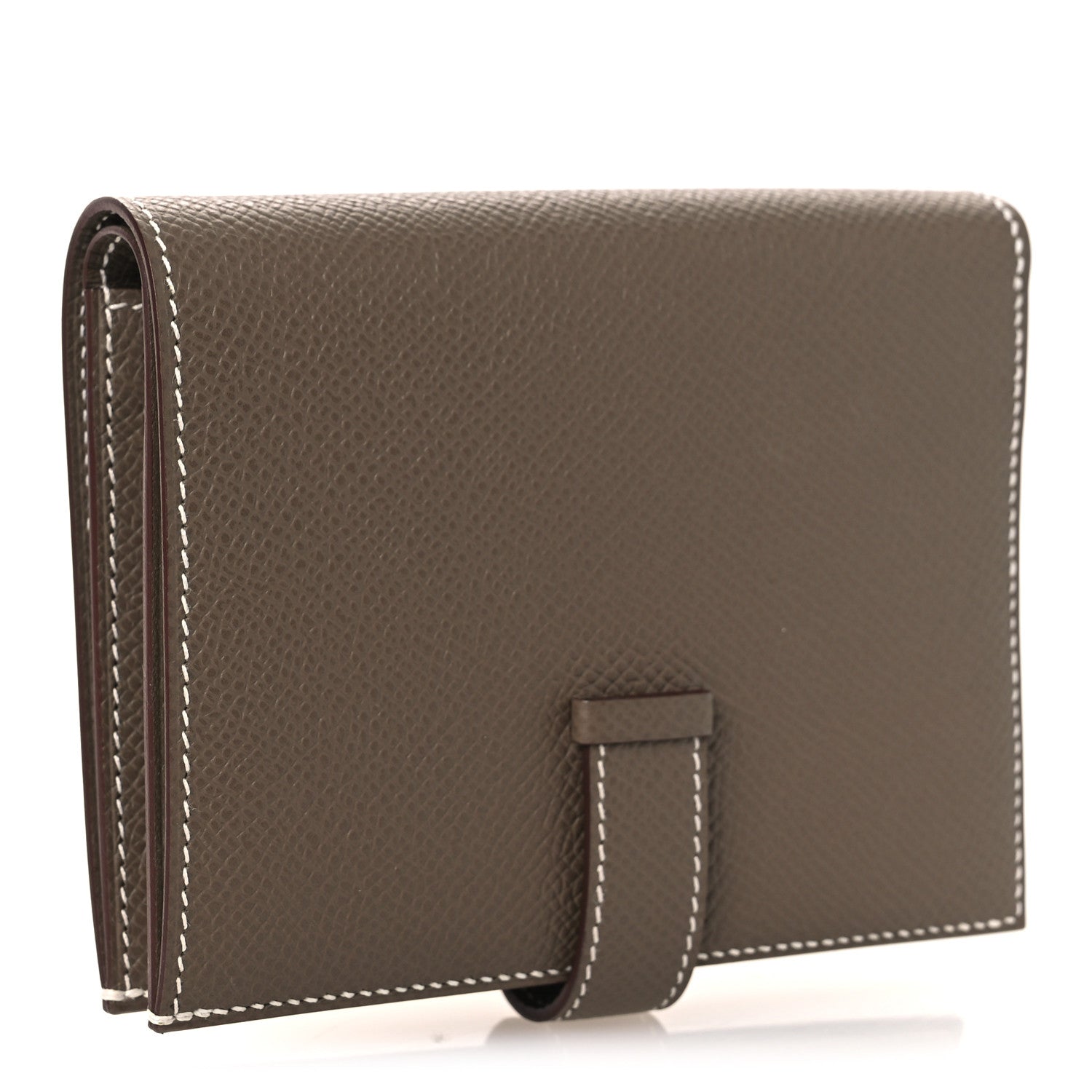 Hermes Epsom Bearn Compact Wallet Etoupe 3 of 9