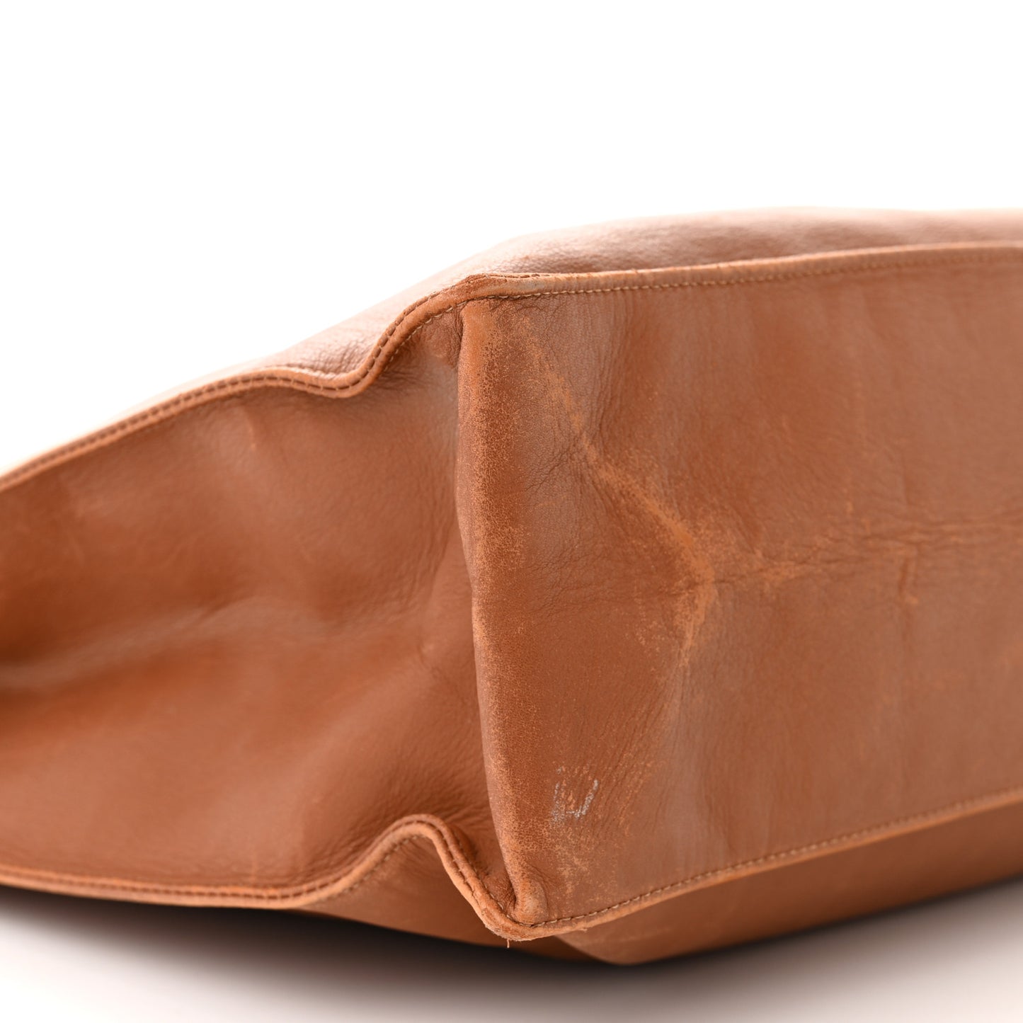 Lambskin Jumbo CC Shoulder Bag Brown