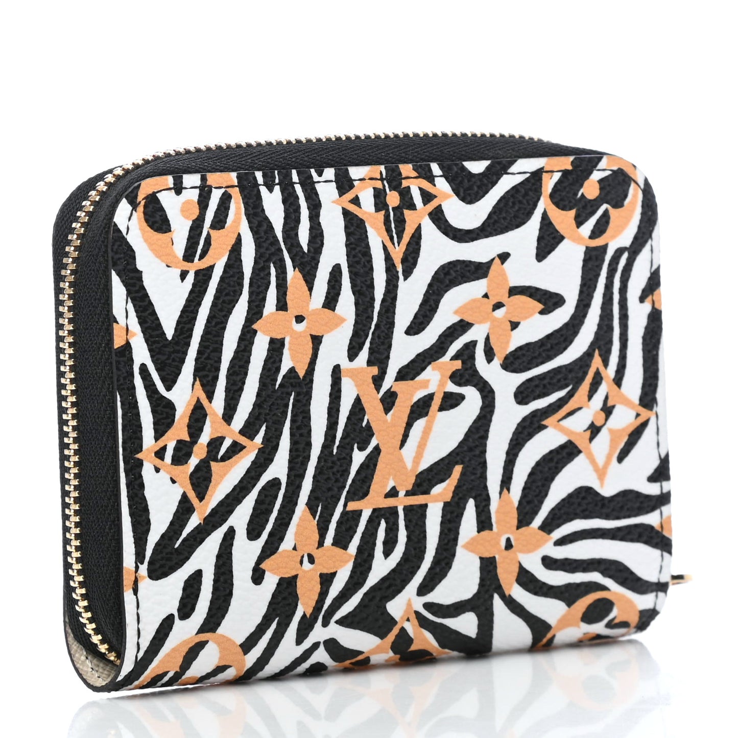 Monogram Giant Jungle Zippy Coin Purse Ivory