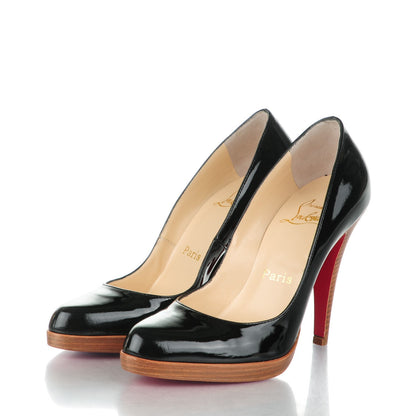 Christian Louboutin Patent Decollete 868 Pumps 36 Black 3 of 7