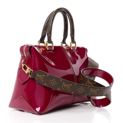 Louis Vuitton Patent Calfskin Miroir Tote Magenta 4 of 12