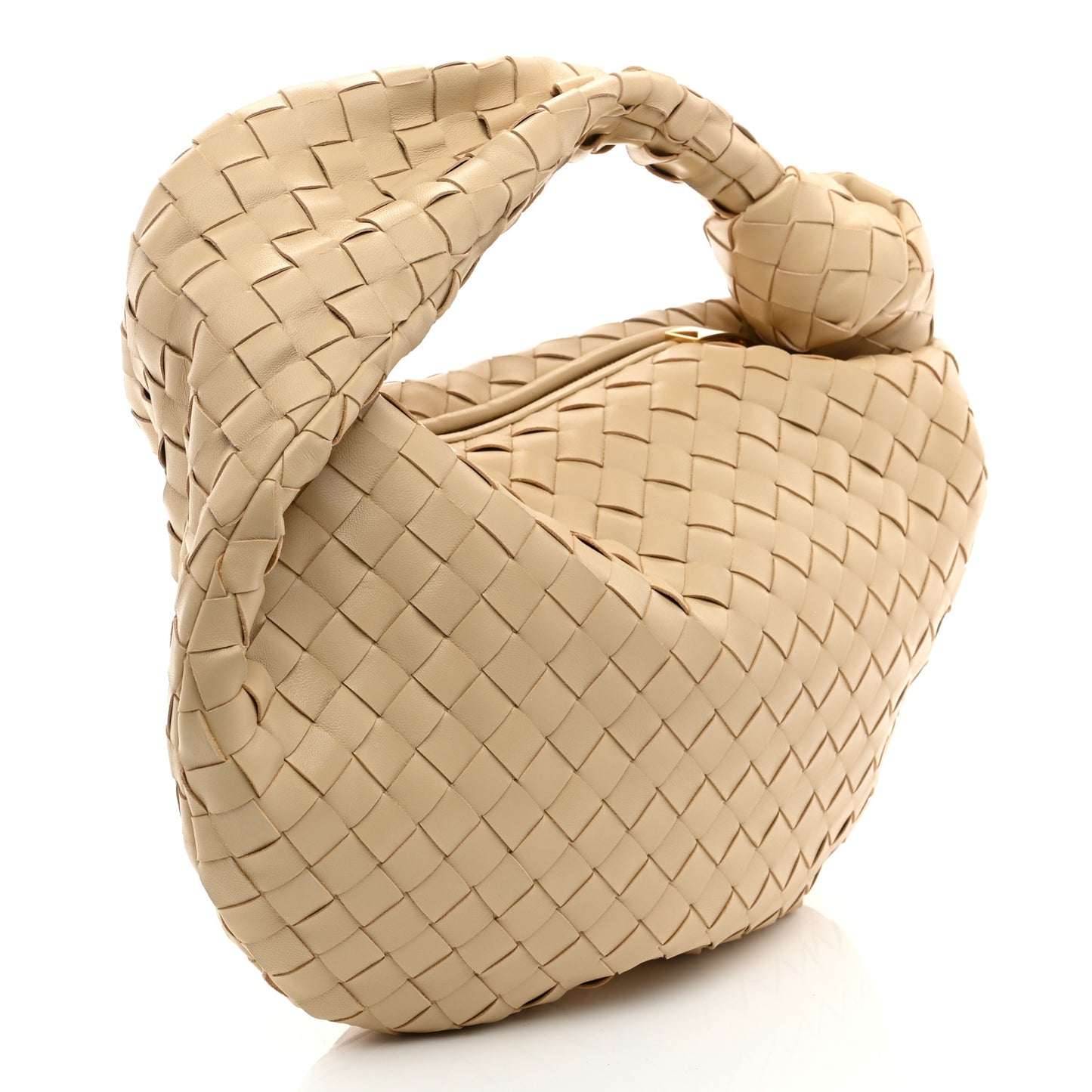 Nappa Intrecciato Teen Jodie Hobo Porridge