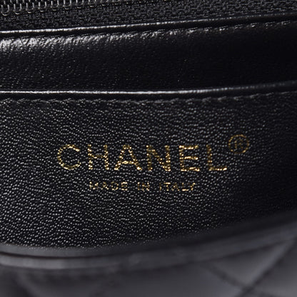 Chanel Lambskin Quilted Mini Square Flap Black 7 of 10