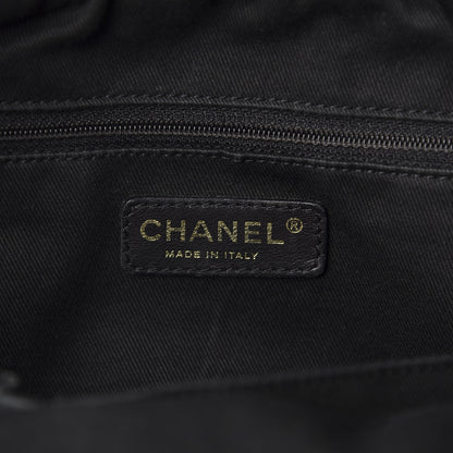 Chanel Lambskin Quilted Cloudy Bundle East West Tote Black 8 of 10