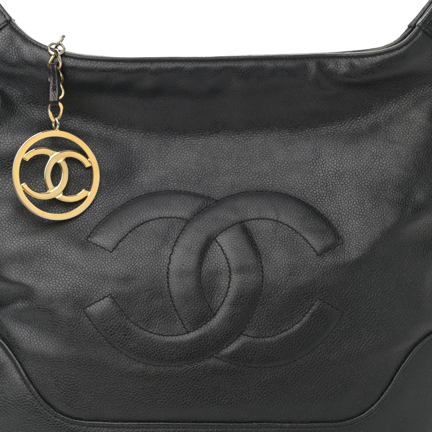 Chanel Caviar CC Hobo Black 8 of 11