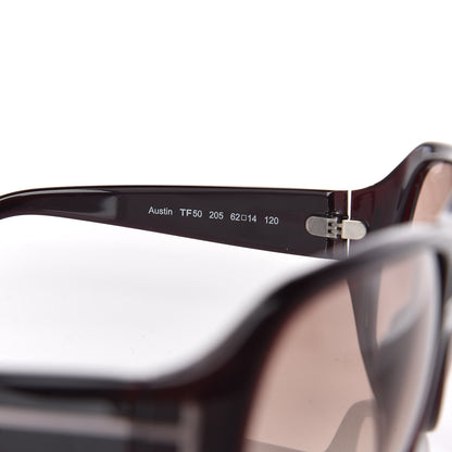 Tom Ford Austin Sunglasses TF50 Burgundy 5 of 7